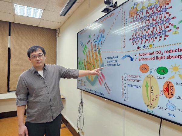模擬植物光合作用　中山大學將二氧化碳變燃料1